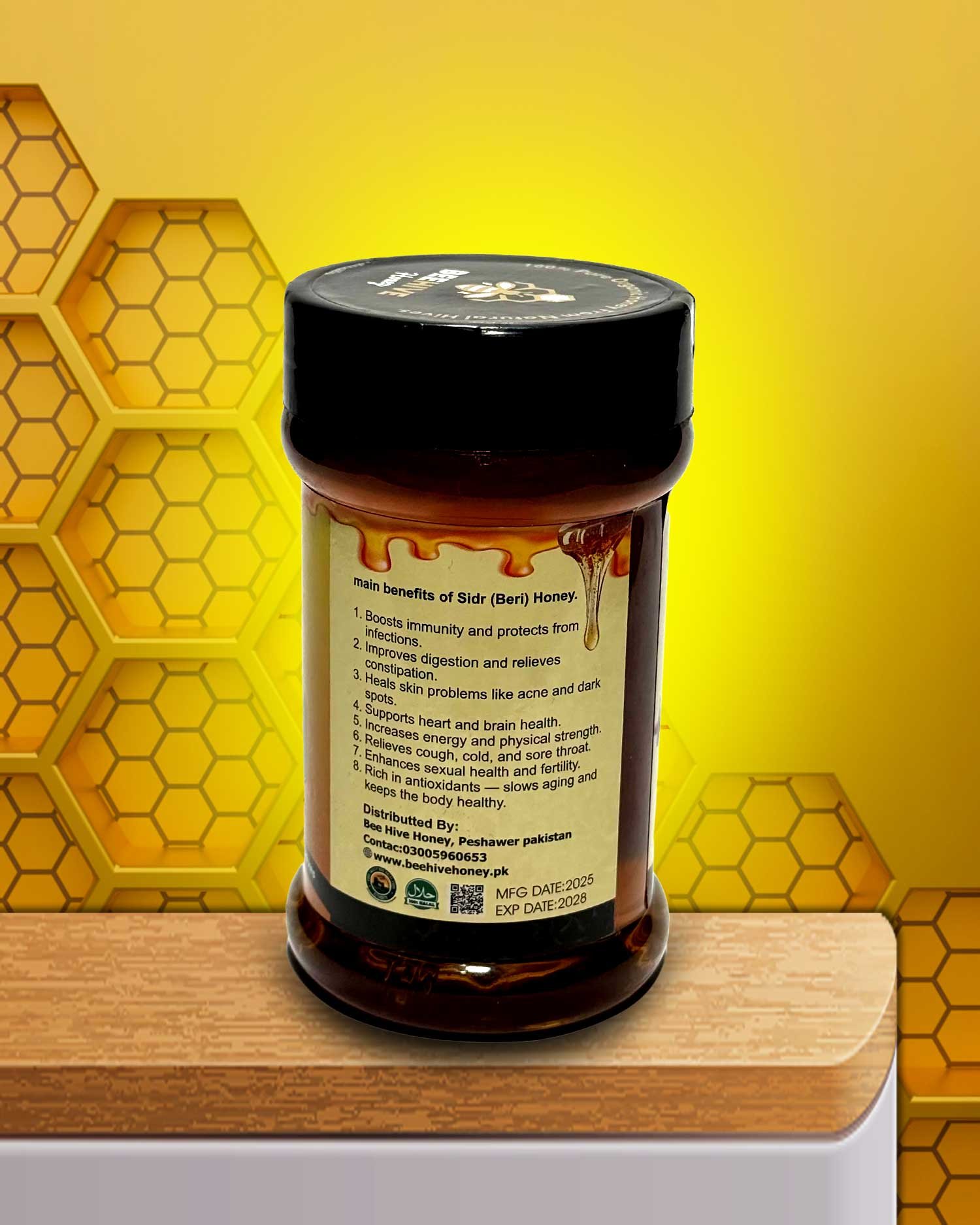 100% Pure Sidr Honey | بیری کا شہد (500gm)